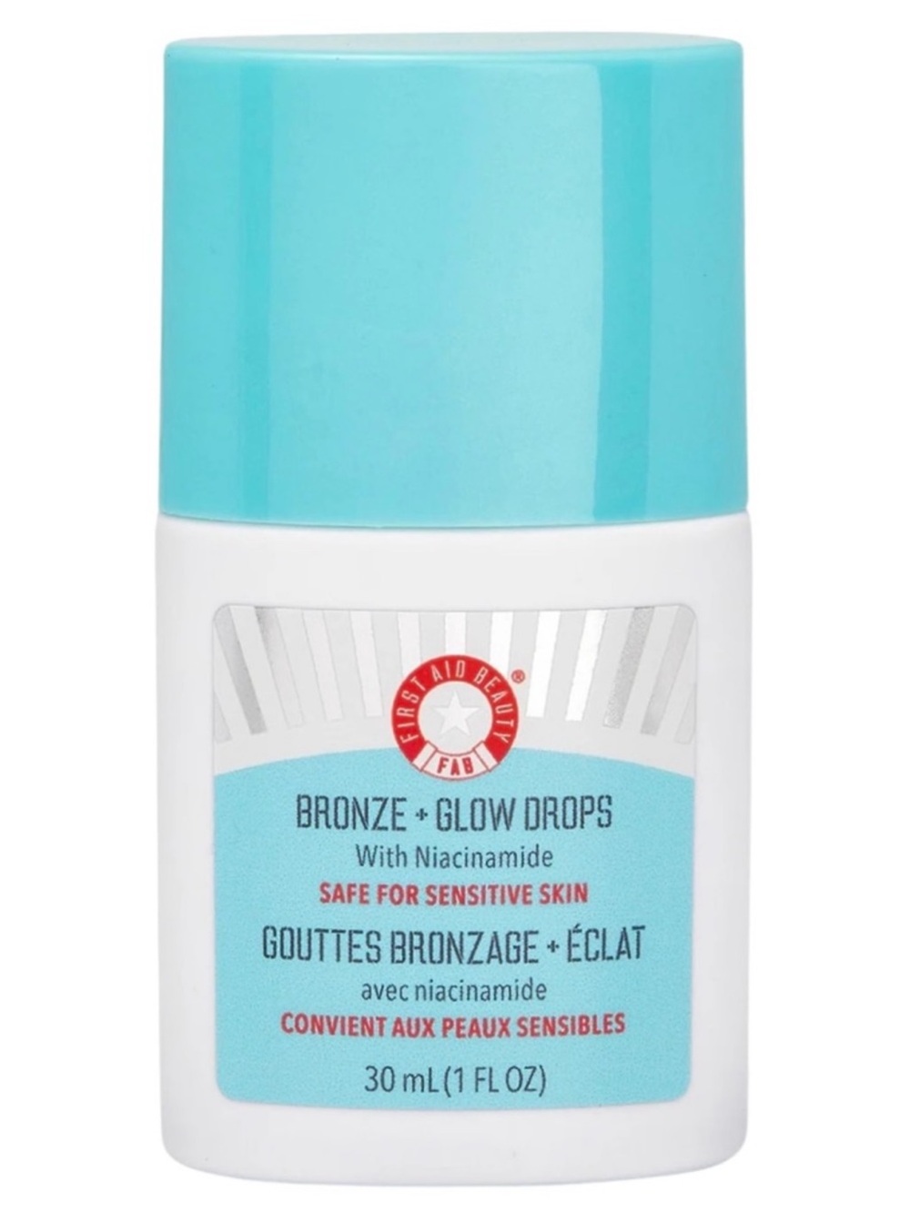 NWT First Aid Beauty Bronze + Glow Drops Niacinamide 30ml 1 oz